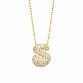 Bohomoon Stainless Steel Starry Night Initial Necklace