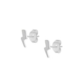 BohoMoon Stainless Steel Stormi Stud Earrings Silver