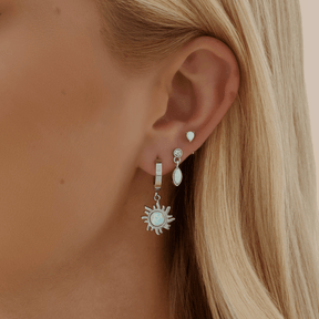 Bohomoon Stainless Steel Tai Opal Stud Earrings