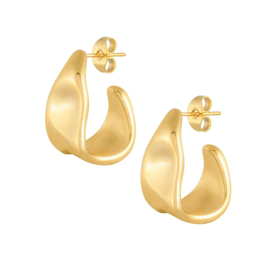 BOHOMOON Stainless Steel Tamara Hoop Earrings Gold