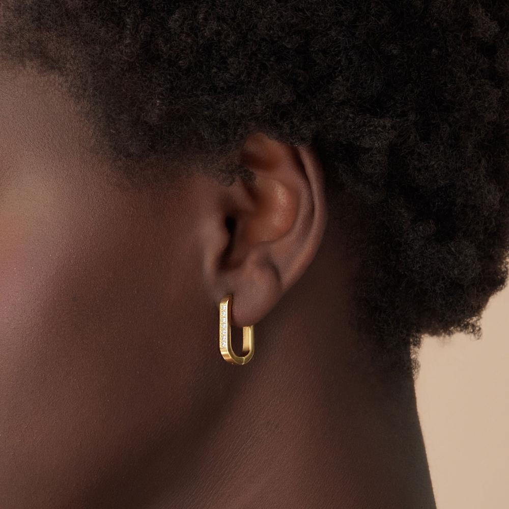 Bohomoon Stainless Steel Teagan Hoop Earrings