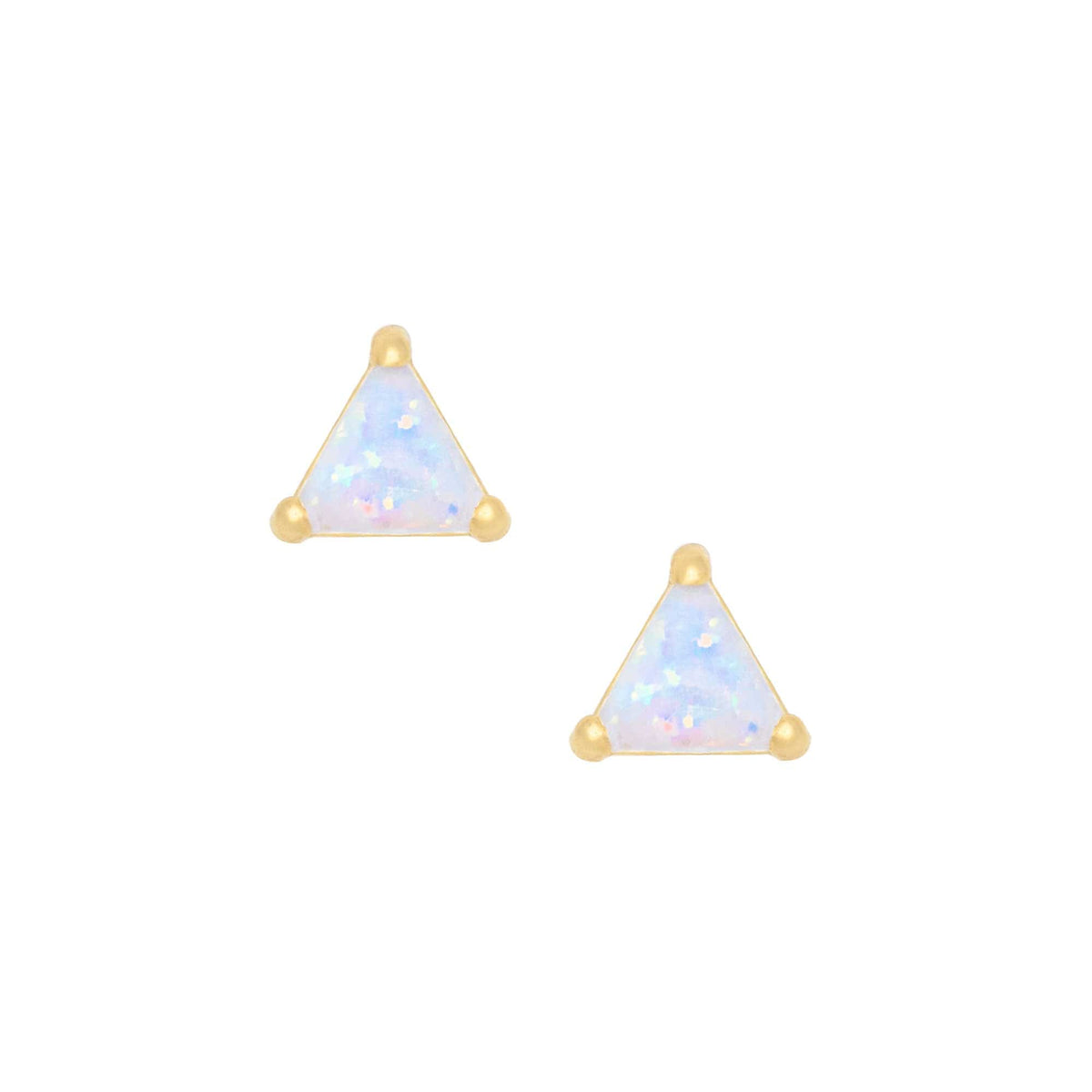 Bohomoon Stainless Steel Palace Opal Stud Earrings