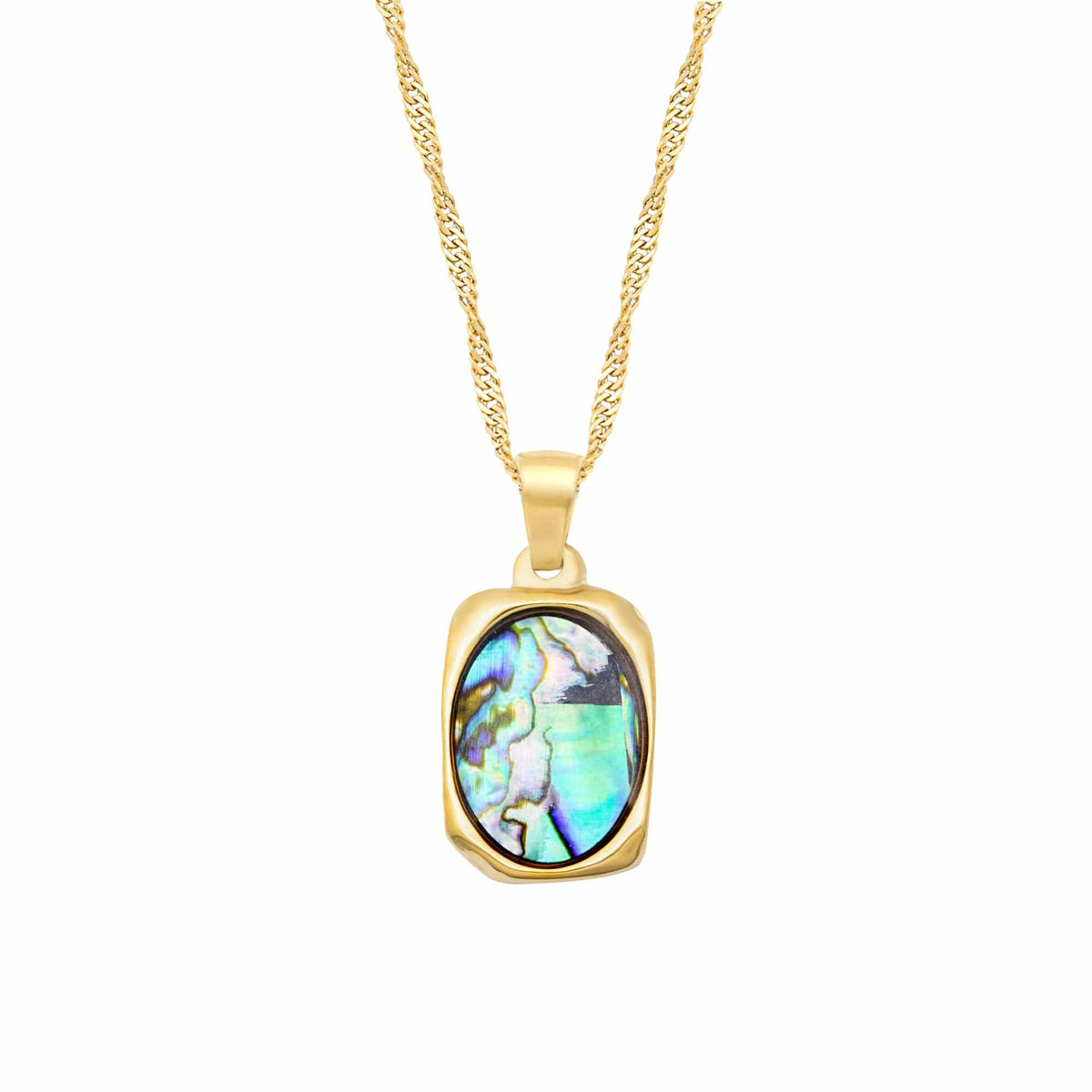 Bohomoon Stainless Steel Tiarni Abalone Necklace