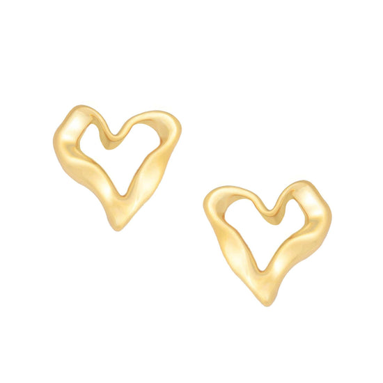 Bohomoon Stainless Steel True Love Stud Earrings