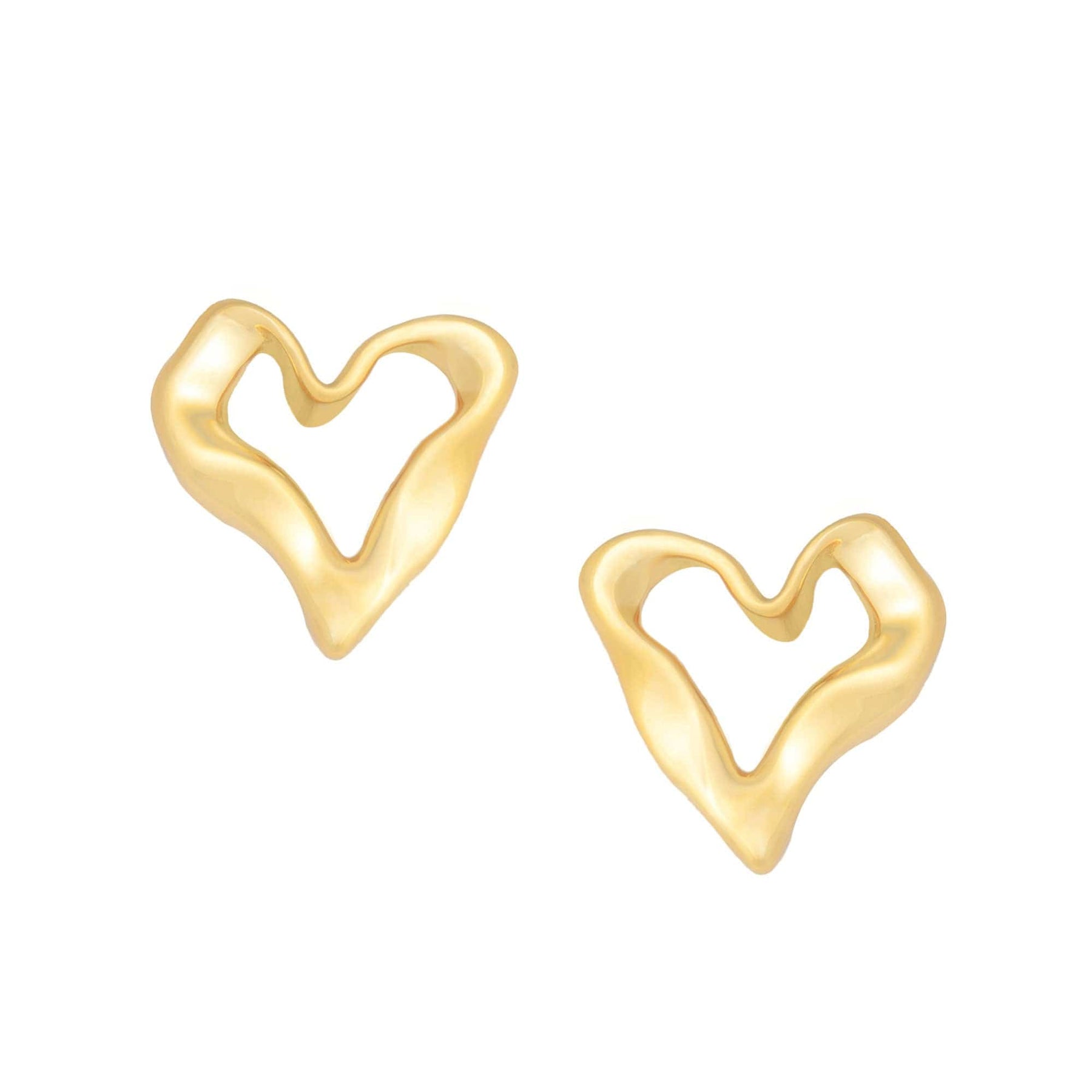 Bohomoon Stainless Steel True Love Stud Earrings