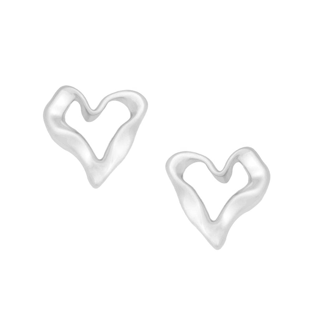 Bohomoon Stainless Steel True Love Stud Earrings