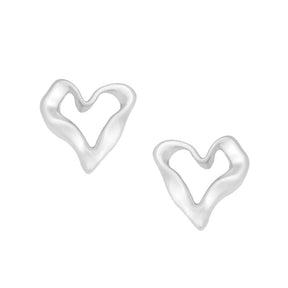 Bohomoon Stainless Steel True Love Stud Earrings