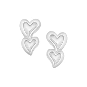 Bohomoon Stainless Steel Valentine Stud Earrings