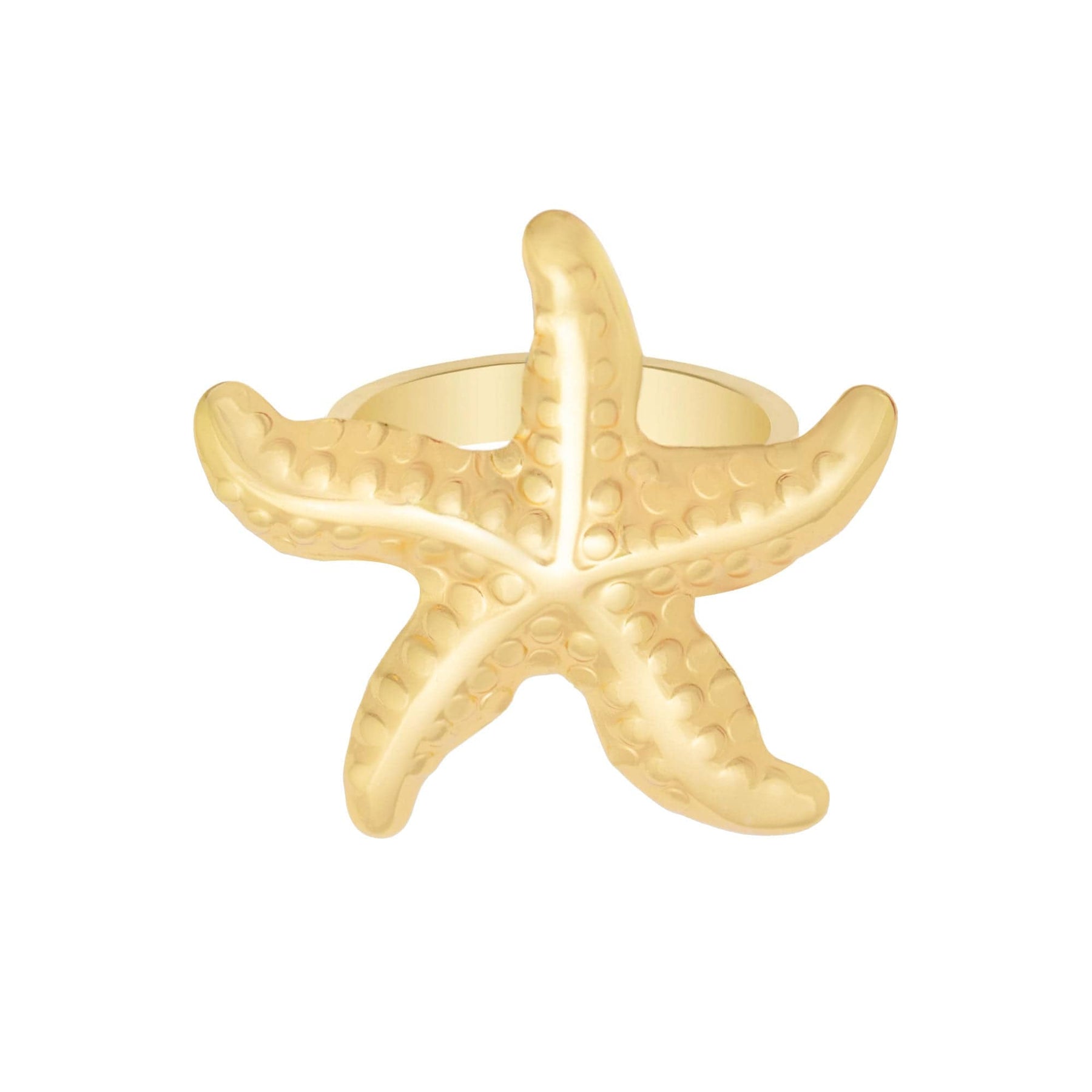 Bohomoon Stainless Steel Viola Starfish Ring