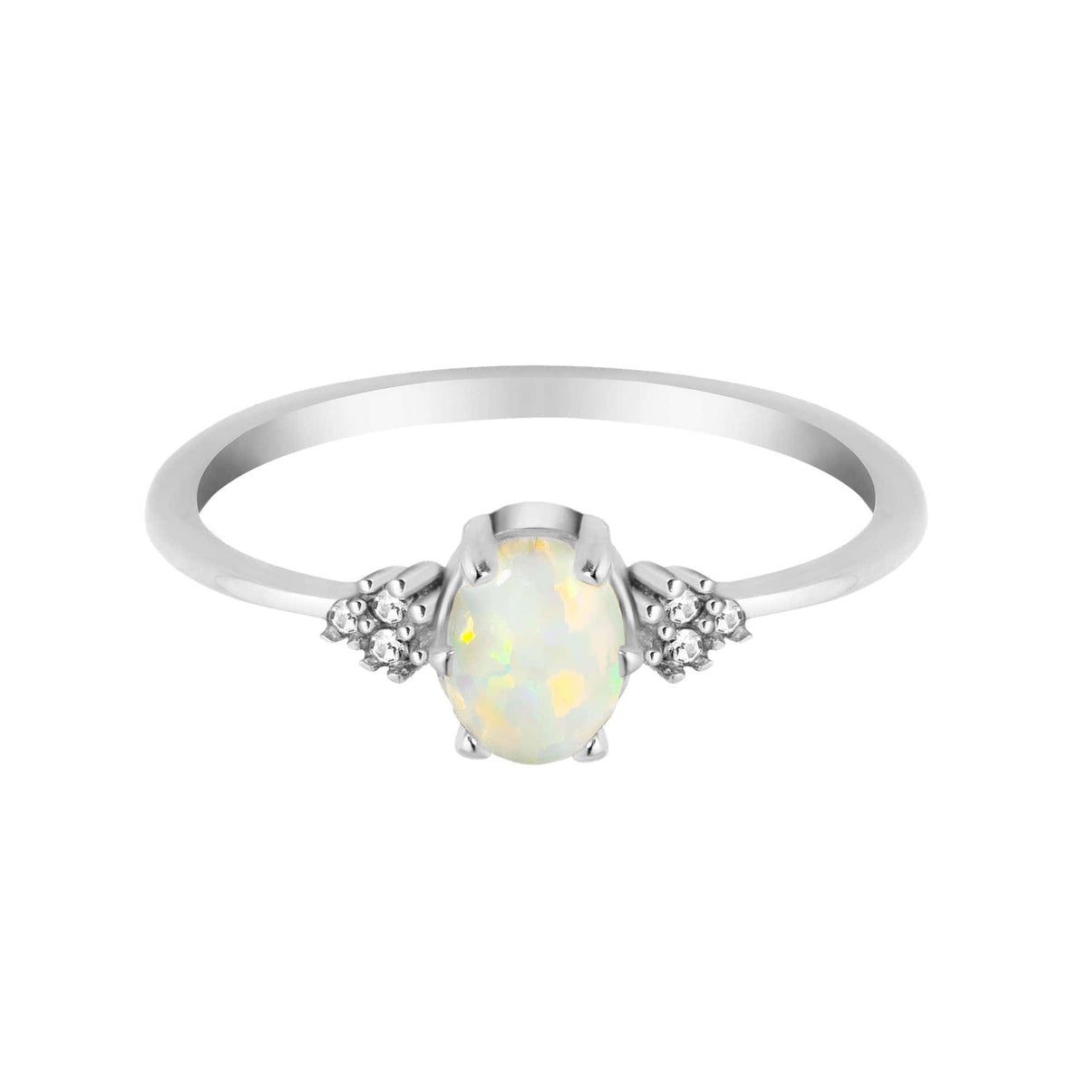 BohoMoon Stainless Steel Vixen Opal Ring