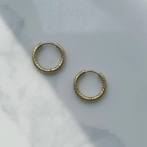 Bohomoon Stainless Steel Daze Hoop Earrings