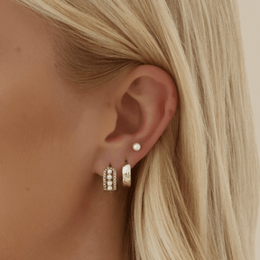 Bohomoon Stainless Steel Cute Huggie Hoop Earrings