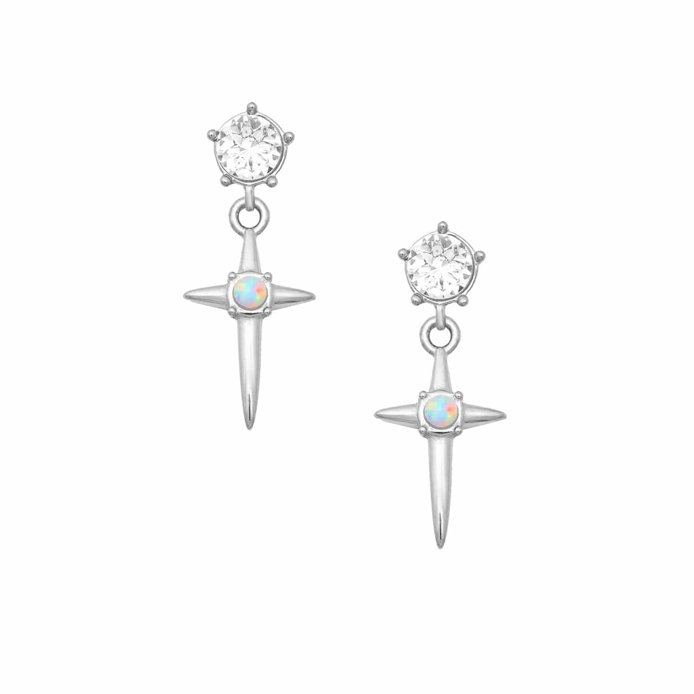 Bohomoon Stainless Steel Kira Opal Stud Earrings