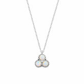 Bohomoon Stainless Steel Afterglow Opal Necklace