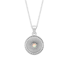 Bohomoon Stainless Steel Emelie Opal Necklace