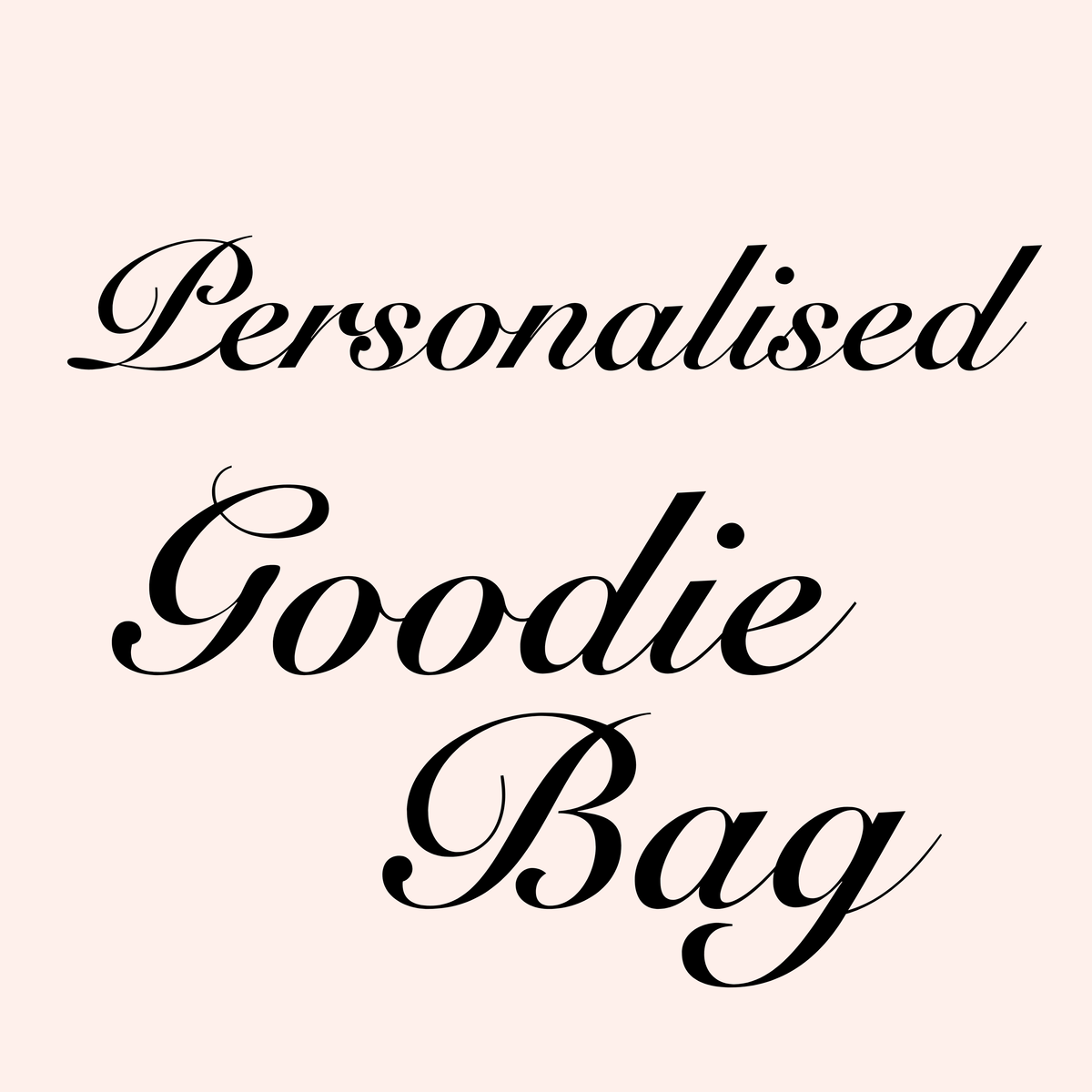 Bohomoon Stainless Steel Personalised Goodie Bag